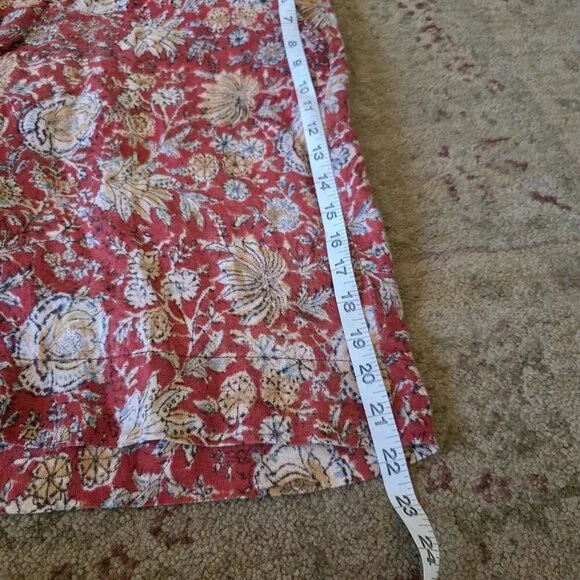 Polo Ralph Lauren Vintage All Over Print Floral Linen Shorts Men's Size 36